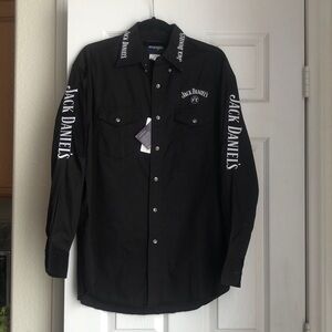 Wrangler Jack Daniel’s Official Logo Long Sleeve Black sizeM